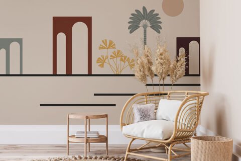 Embrace-Bohemian-Elegance-with-Our-Unique-Wallpaper-Designs