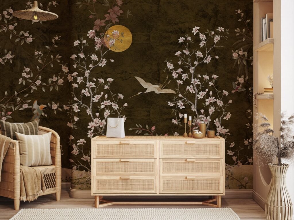 Pichwai & Indian Art Murals , Chinoiserie Patterns Wallpaper ,wallkalakar