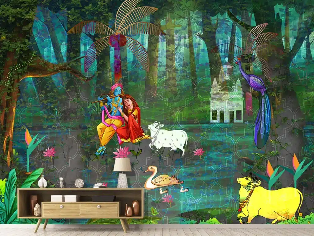 Current image: Pichwai Art Wallpapers