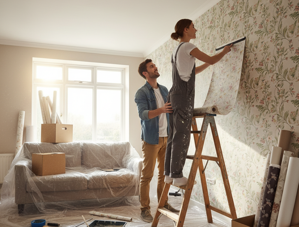 How to Apply Wallpaper at Home