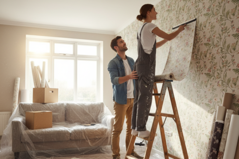 How to Apply Wallpaper at Home