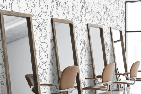 salon and spa wallpaper design ideas