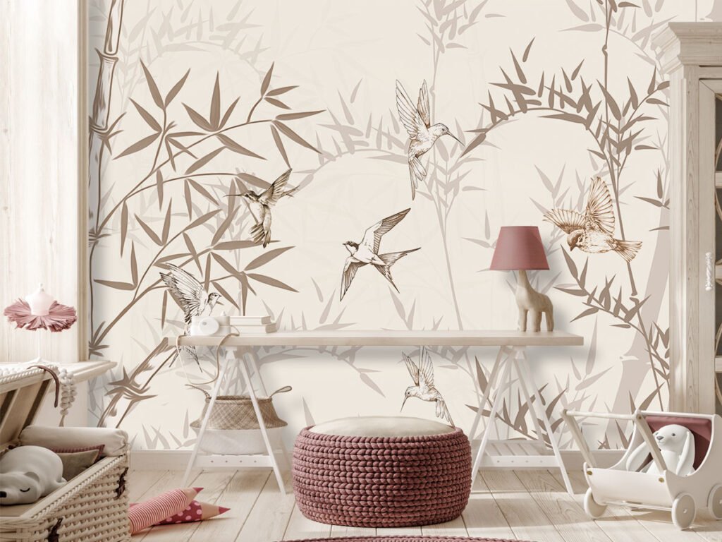 Bedroom wallpaper ideas for small rooms in Indian apartments