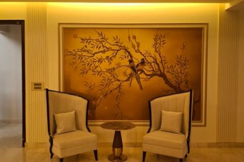 Hand Embroidery Wallpaper1