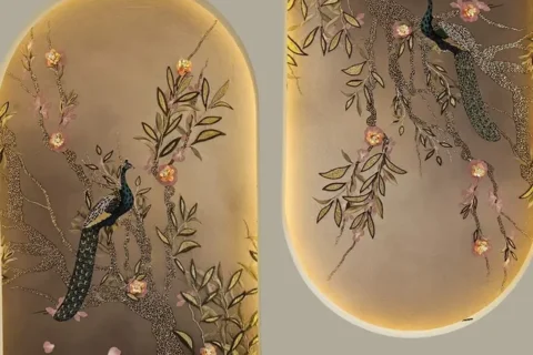 cafe wallpaper design ideas