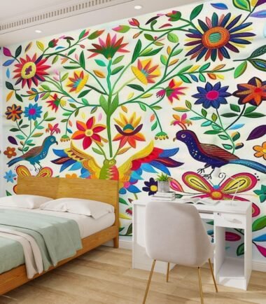 Embroidery Wallpaper in delhi