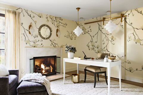 study room wallpaper ideas