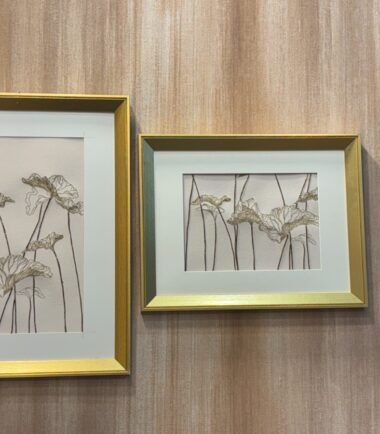 embroidery wallpaper