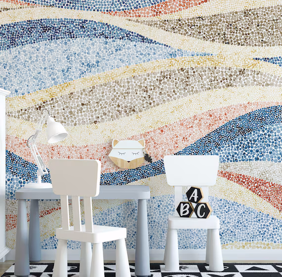 fabric wallpaper vs embroidery wallpaper