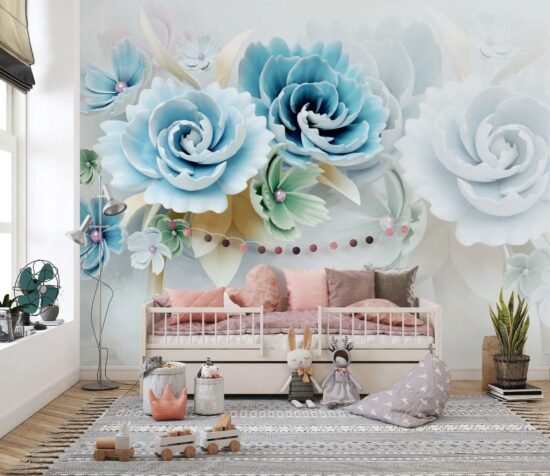 Buy Luxury Floral Wall Murals Online in India – Premium Wallpaper for Modern Homes
