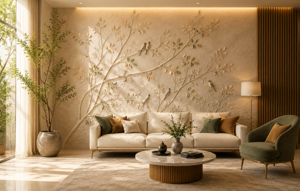 Best Wallpaper for TV Unit Wall | Modern Design Ideas