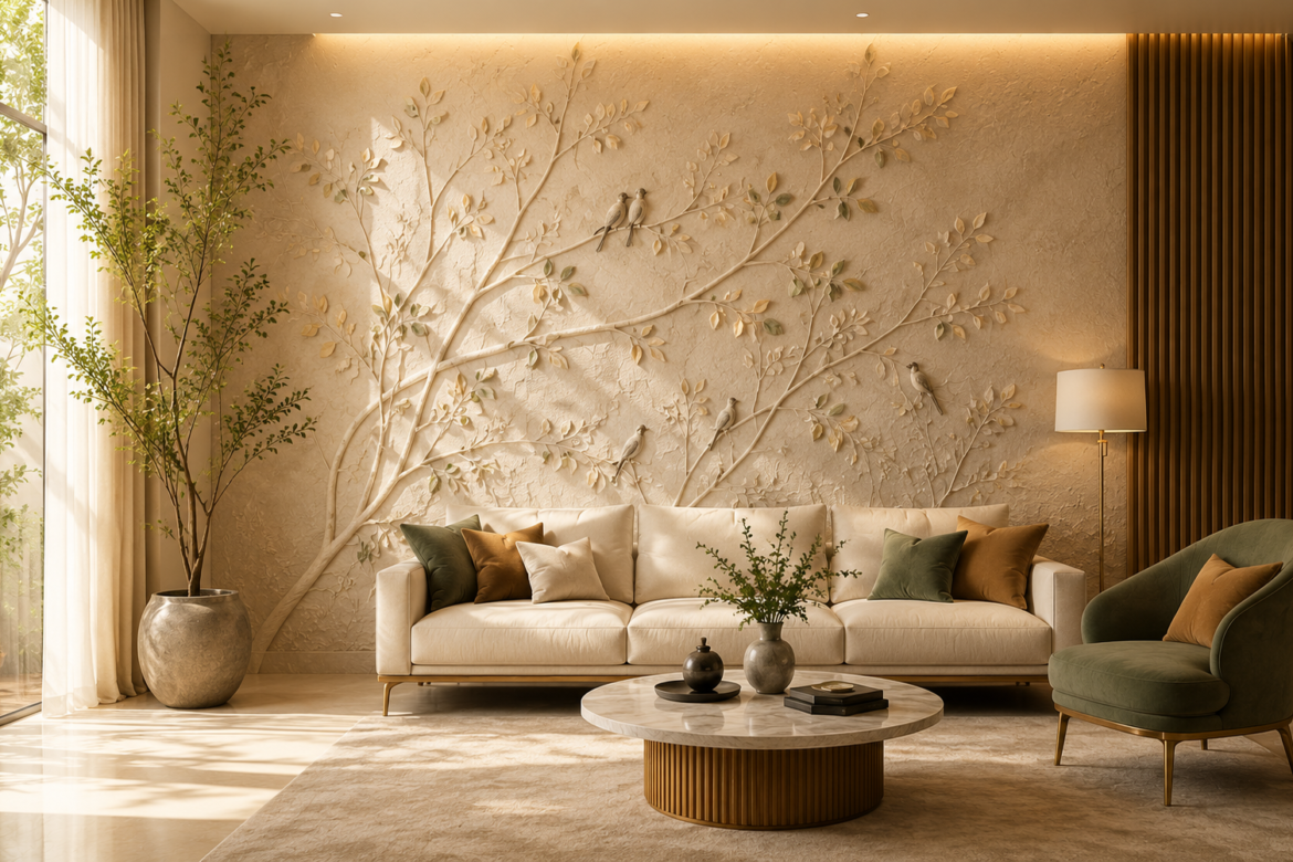 Best Wallpaper for TV Unit Wall | Modern Design Ideas