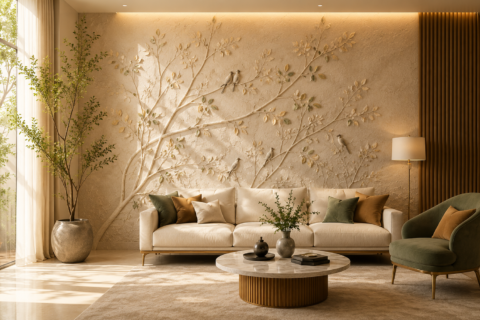 Best Wallpaper for TV Unit Wall | Modern Design Ideas